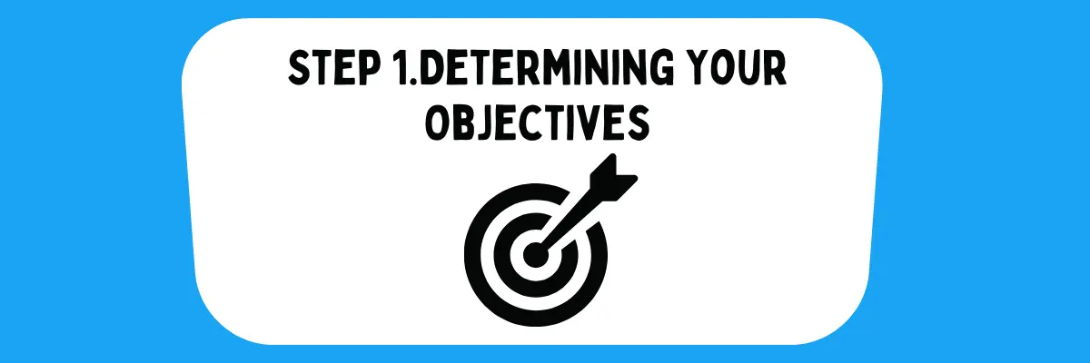 1st step to developing an app is Determining your objectives